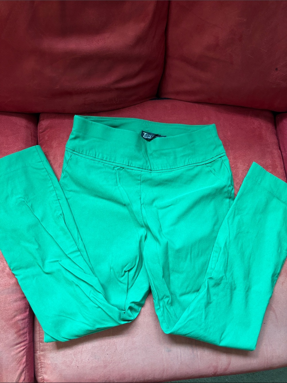 NY & Co Kelly Green Women's Stretch Ponte Pants